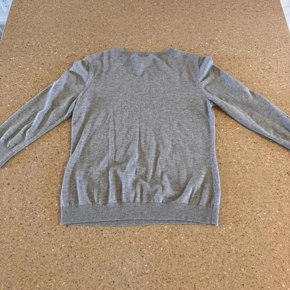 Talbots Classic Gray Beaded Dots Sweater SP /Small Petite - Picture 4 of 8